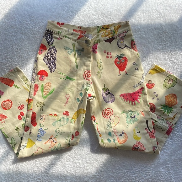 COLLINA STRADA Cotton Chason Pant Chef’s Kiss Size S - Picture 2 of 9